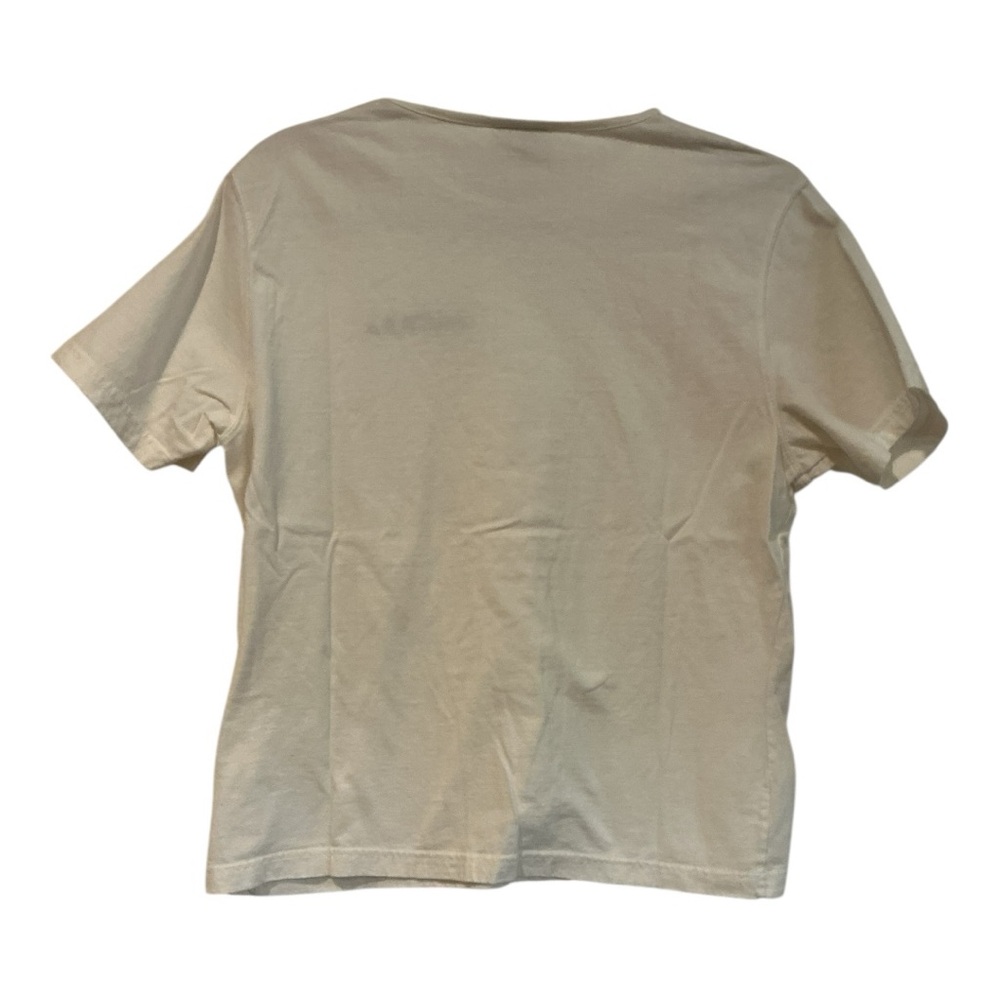 BACARA Resort Women’s Tee White Embroidered Logo Shirt Size M - Picture 2 of 5